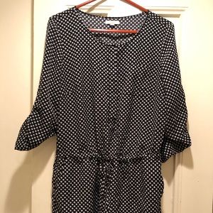 LOFT - romper.  Cuff sleeve.  Size 8.  EUC